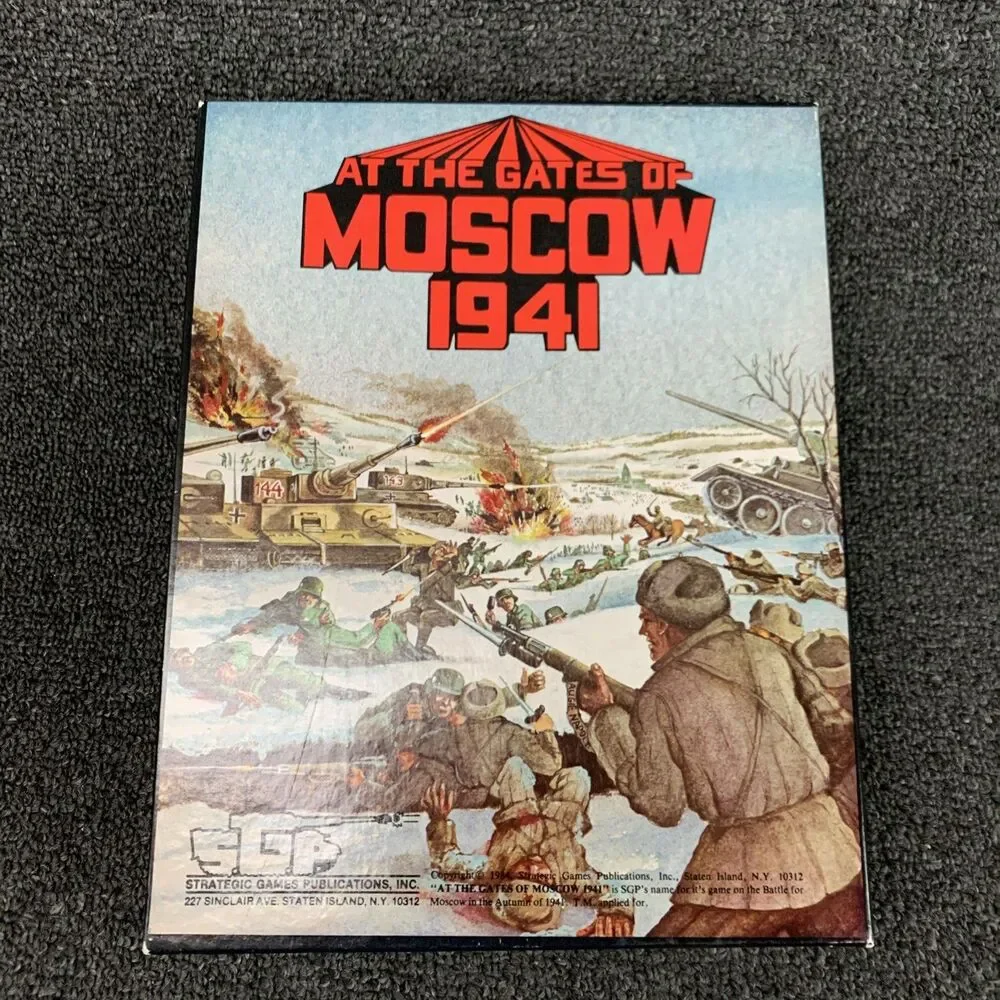 AT THE GATES OF MOSCOW 1941 BY SGP VINTAGE APPLE II COMPUTER GAME